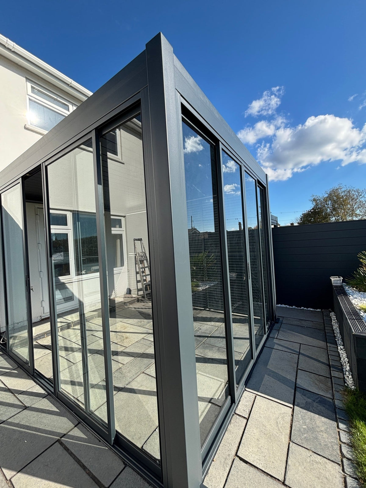 PergoLIFE - 4m Pergola Glass Sliding Door System - Accessories