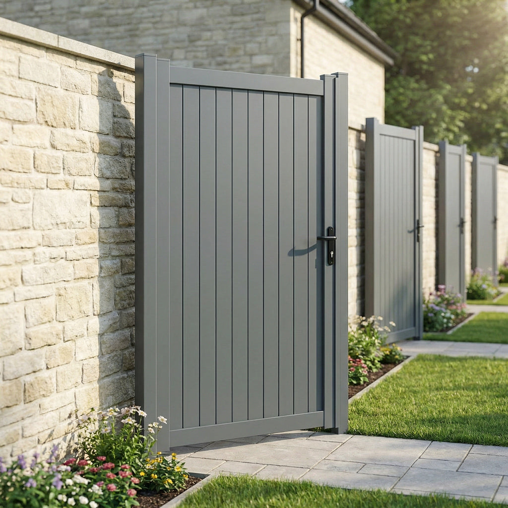 PergoLIFE - Aluminium Pedestrian Gate – Modern Garden & Access Gate - Aluminium Pedestrian Gate