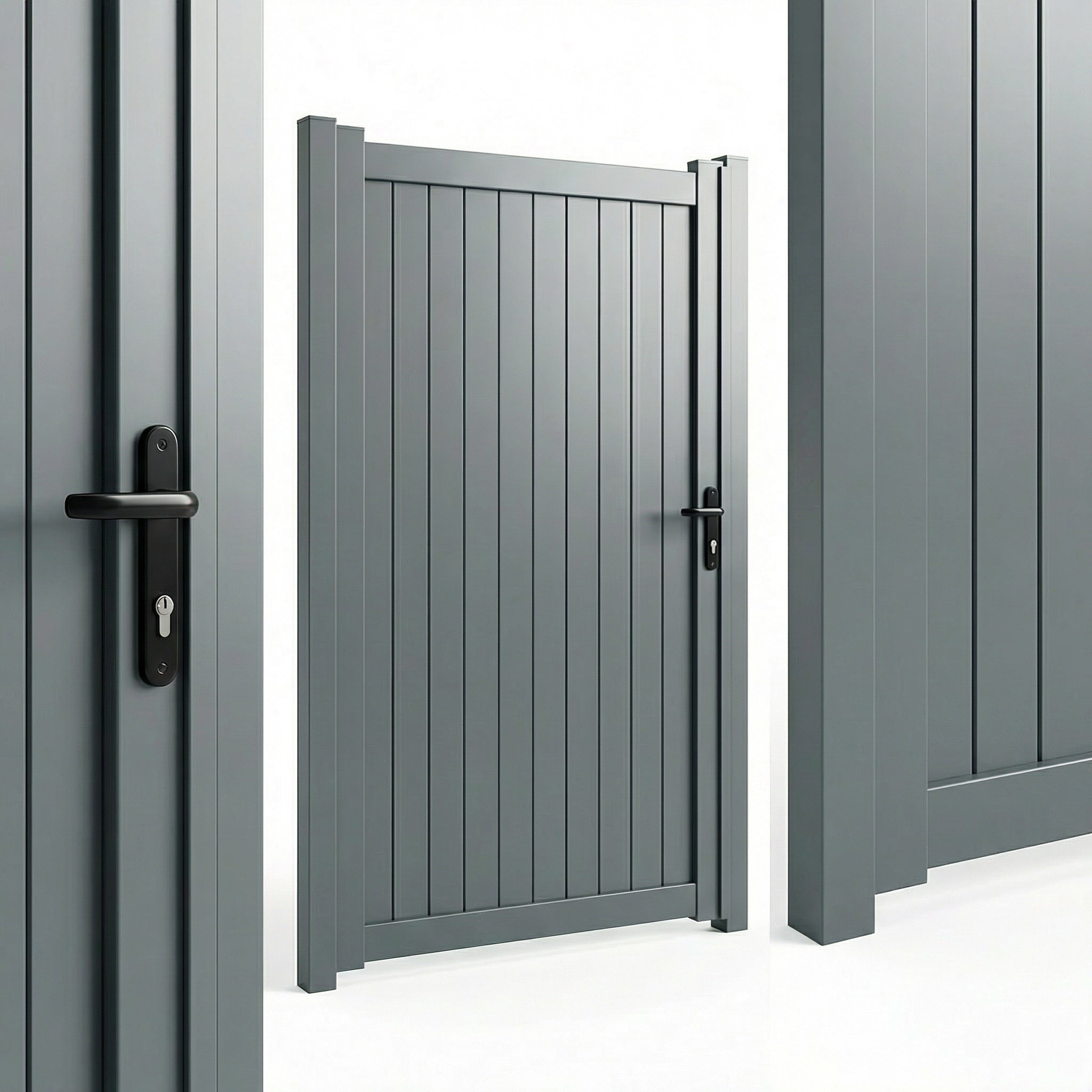 PergoLIFE - Aluminium Pedestrian Gate – Modern Garden & Access Gate - Aluminium Pedestrian Gate