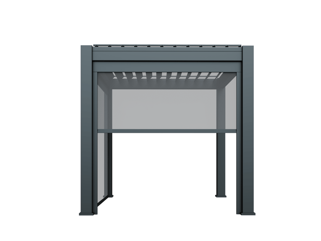 PergoLIFE - Amalfi Pergola With LED Lights 4 Side Pull Down Screens & 5 Year Warranty - Pergola