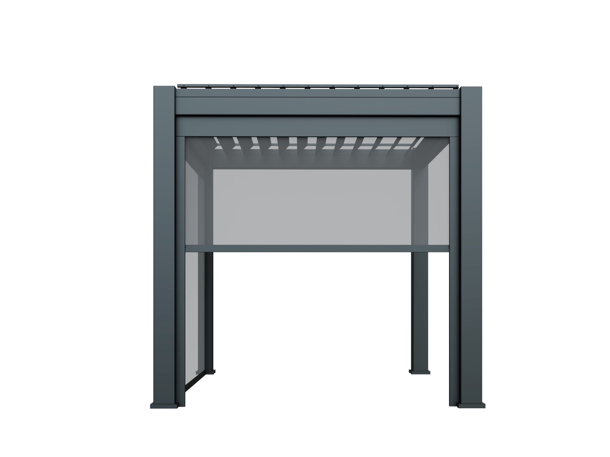 PergoLIFE - Amalfi Pergola With LED Lights 4 Side Pull Down Screens & 5 Year Warranty - Pergola