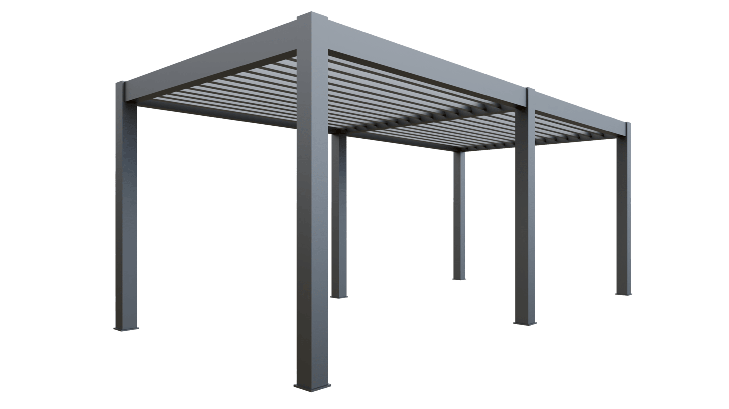 PergoLIFE - Lykke Aluminium Pergola 3m x 9m Anthracite Grey - Pergola
