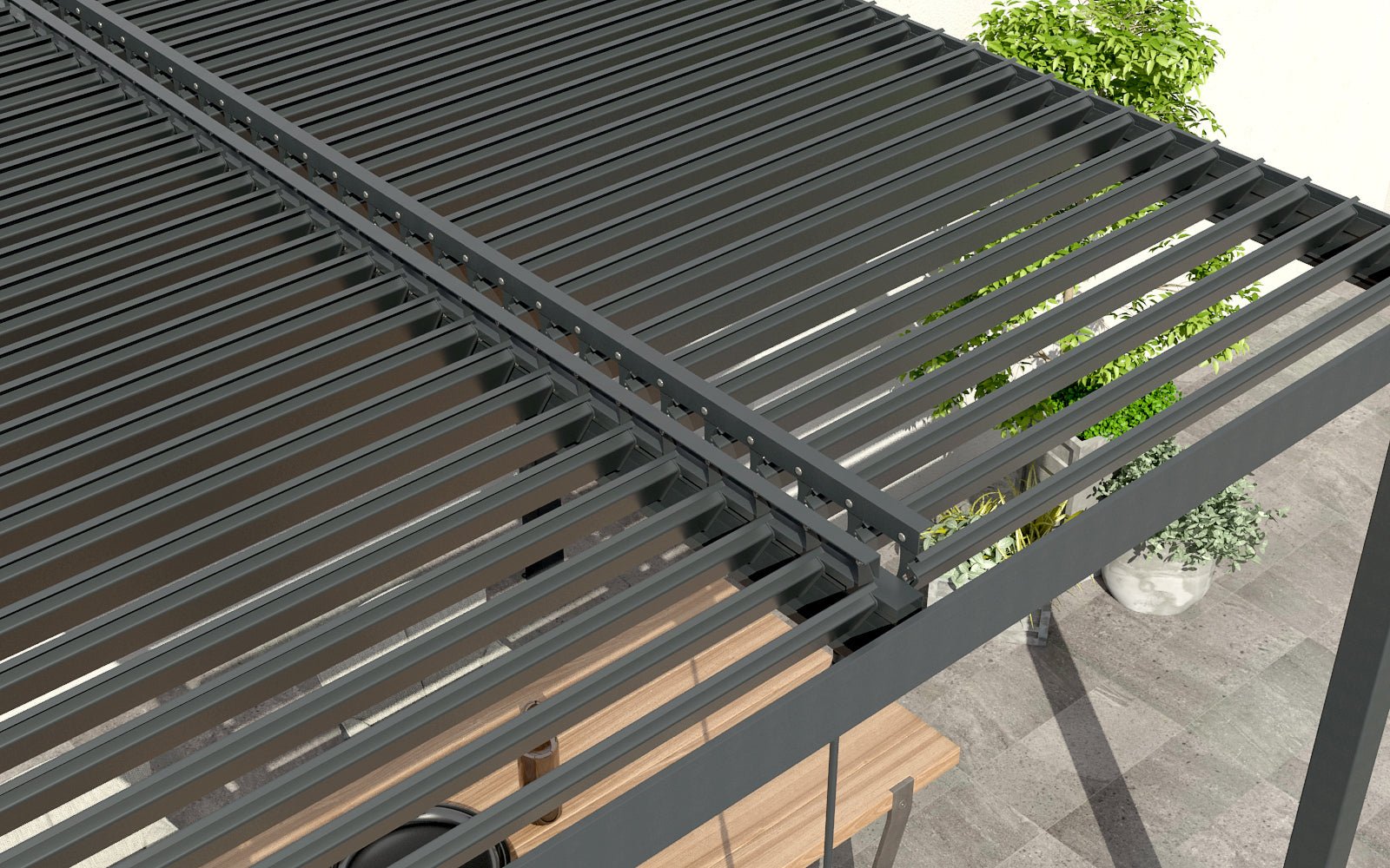 PergoLIFE - Sphere Essential Aluminium Pergola with LED Lights Build Your Own 5 Year Warranty - Pergola