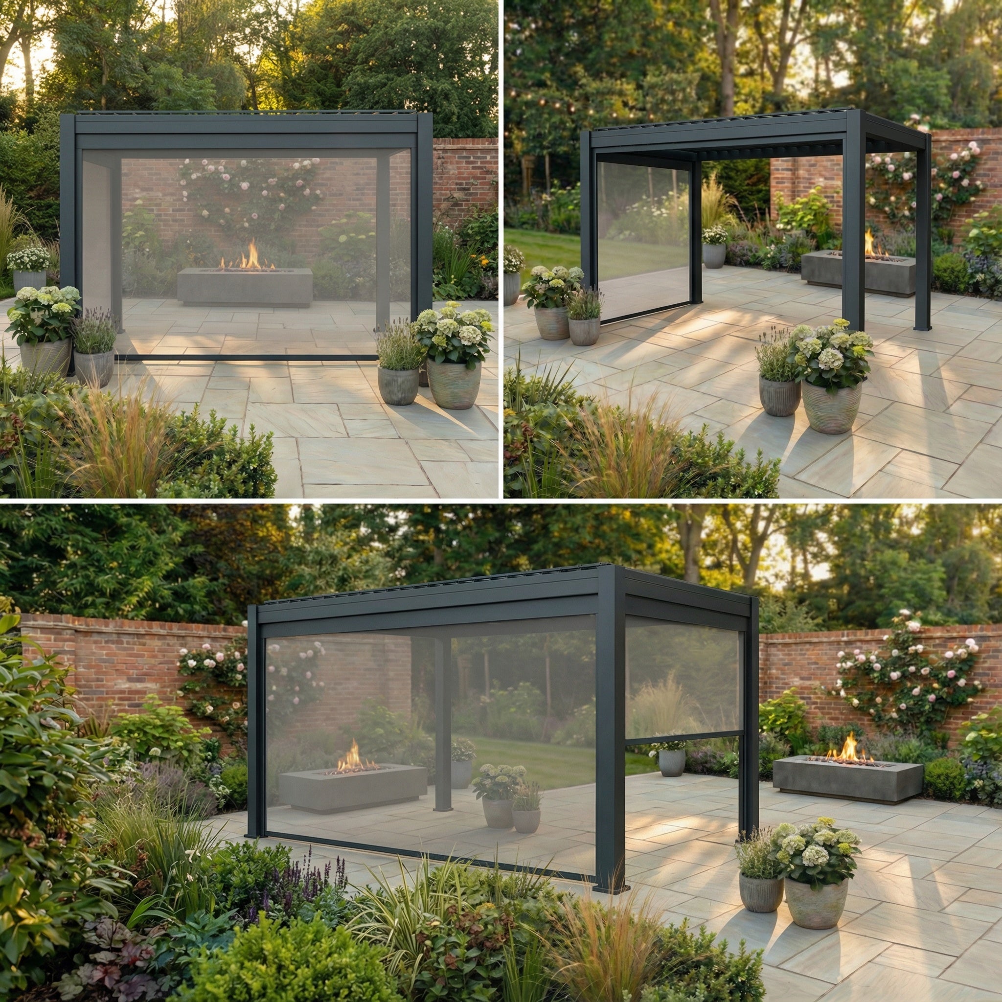 PergoLIFE - Waterproof Aluminium Adjustable Louvered Pergola | Pergolife Lykke - Pergola